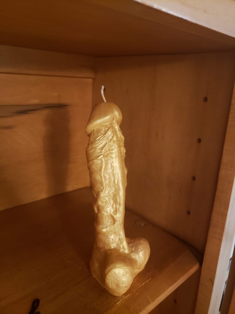 Giant Golden Candle Dick - Image 4