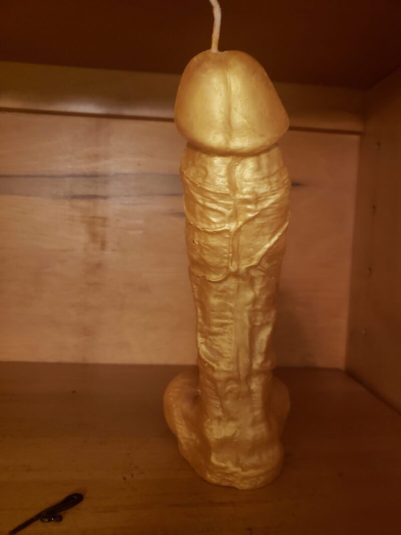 Giant Golden Candle Dick - Image 3