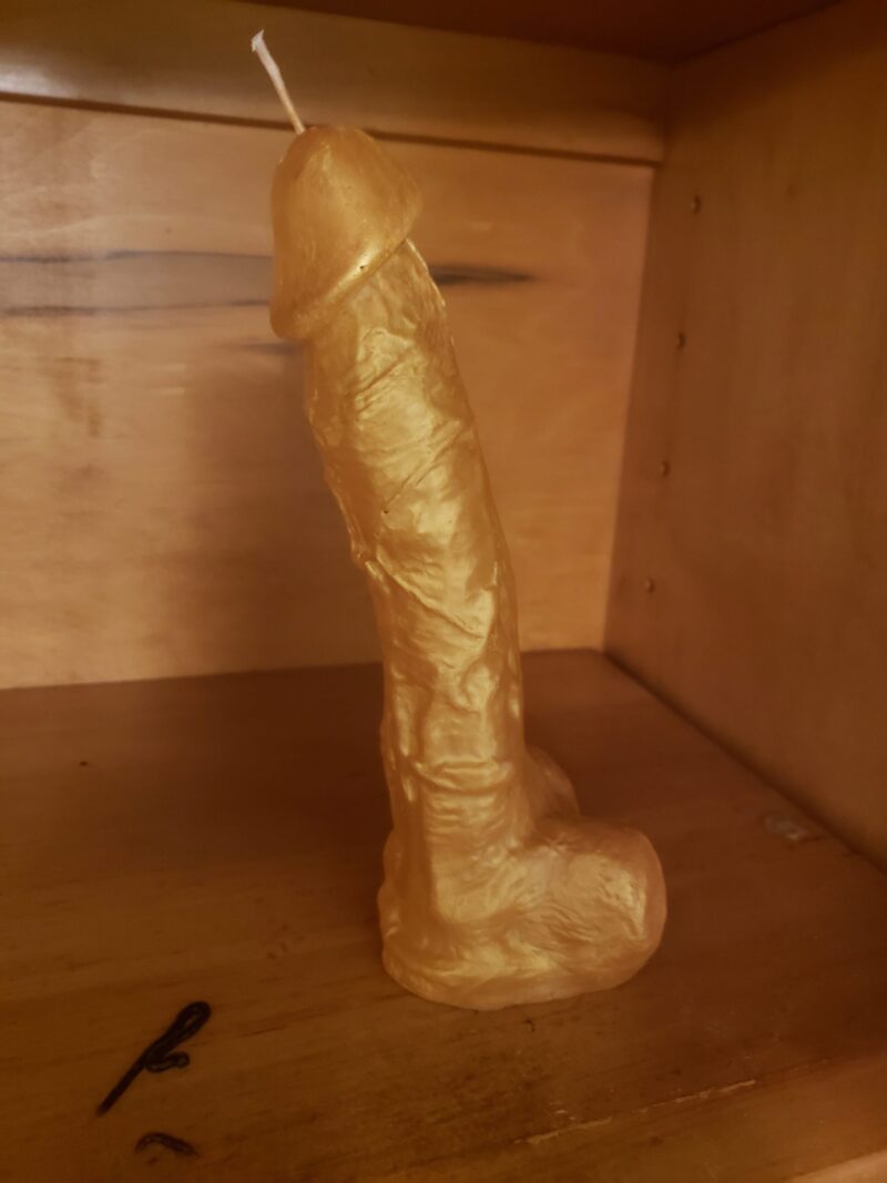 Giant Golden Candle Dick - Image 2